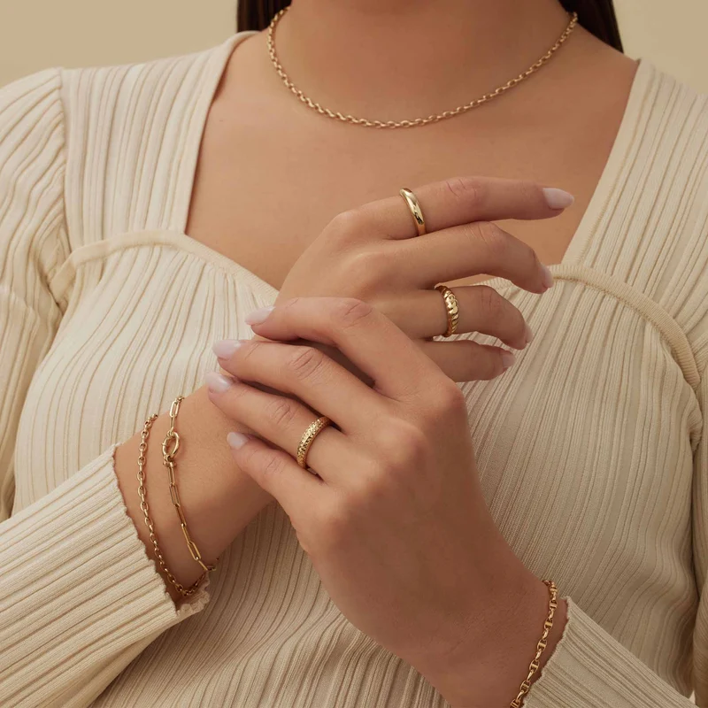 Isabel Bernard Aidee Bague Or 14 carats IB330081-50