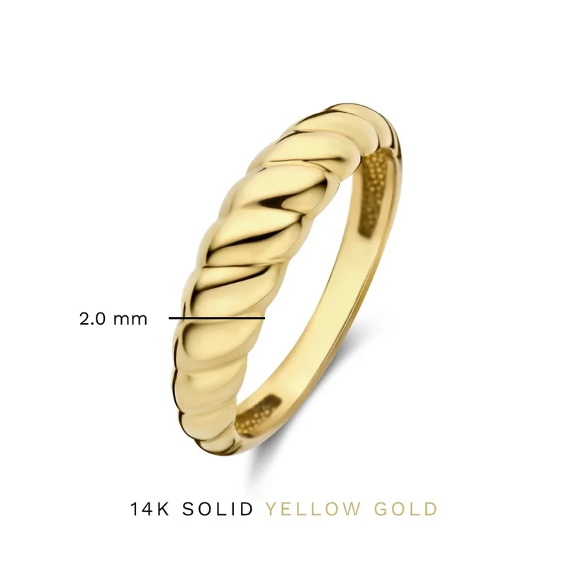 Isabel Bernard Aidee Bague Or 14 carats IB330081-50