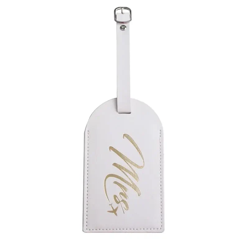 Étiquettes Bagages Couple | Matière Pu avec Adresse