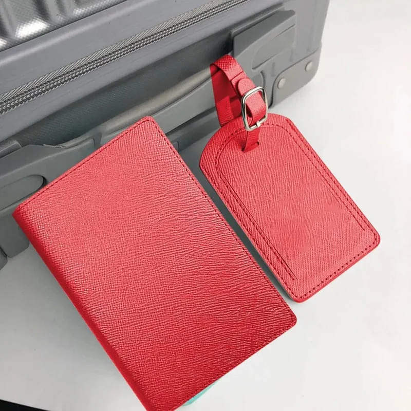 Étiquette Valise et Portefeuille Voyage | Personnalisable en Pu Élégant