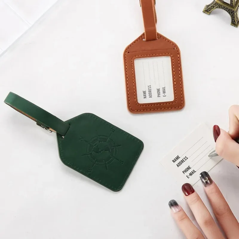 Étiquette Bagage Personnalisée | Rose des Vents Élégante