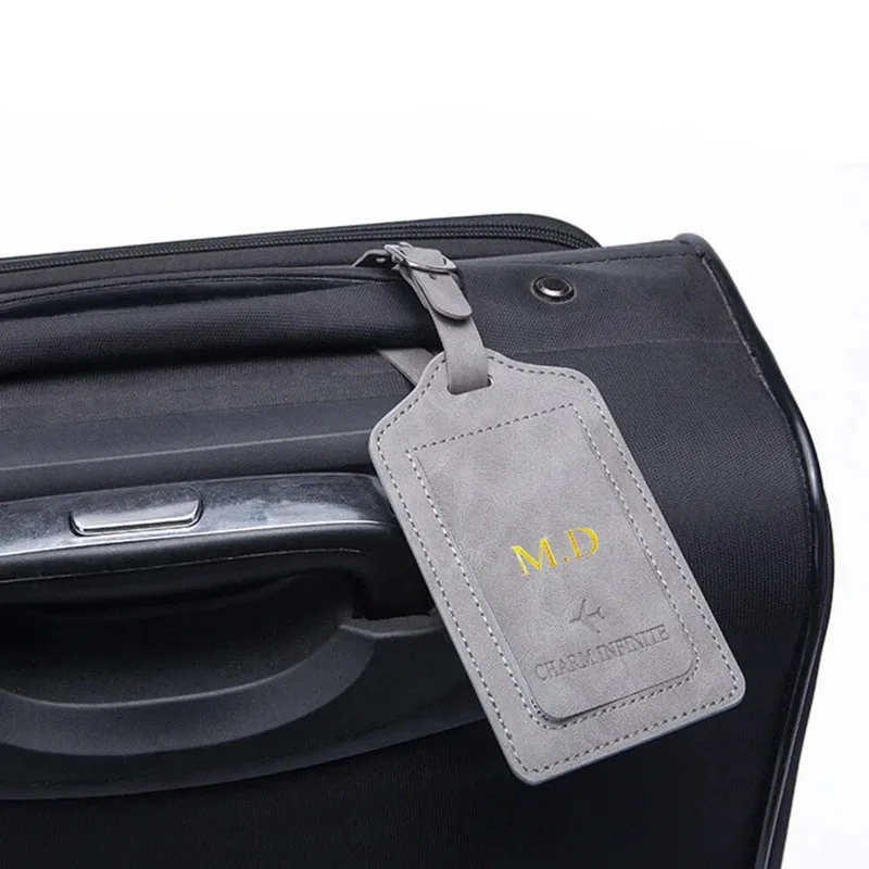Étiquette Bagage Personnalisée | Modèle Avion en Pu