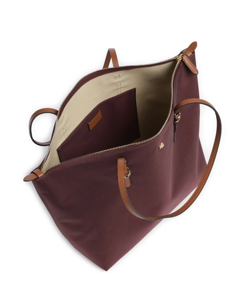 Lauren Ralph Lauren Keaton 31 Cabas dark garnet/lauren tan