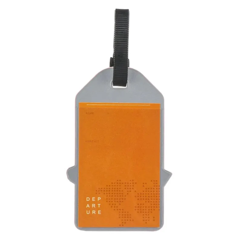 Étiquette Bagage Personnalisable | Polyuréthane Durable 6x11 Cm