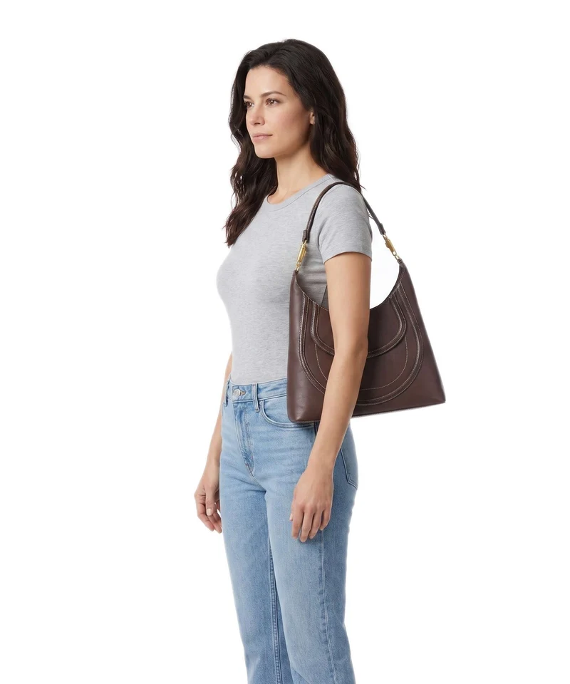 Steve Madden BSALUS Sac porté épaule chocolate/gold