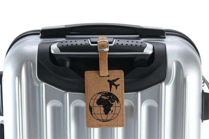 Étiquette Bagage Avion | Pu avec Adresse Intégrée
