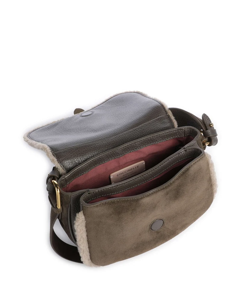 Coccinelle Smash Suede Sac à main fango/warm taupe
