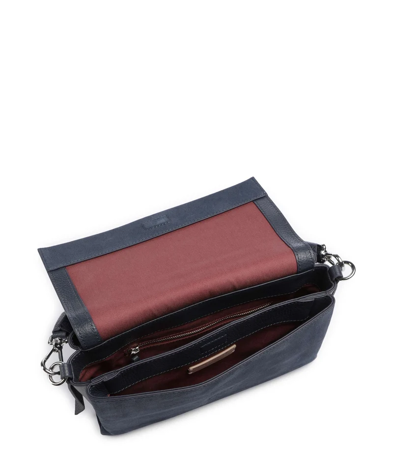 Coccinelle Boheme Suede Sac porté épaule midnight blue