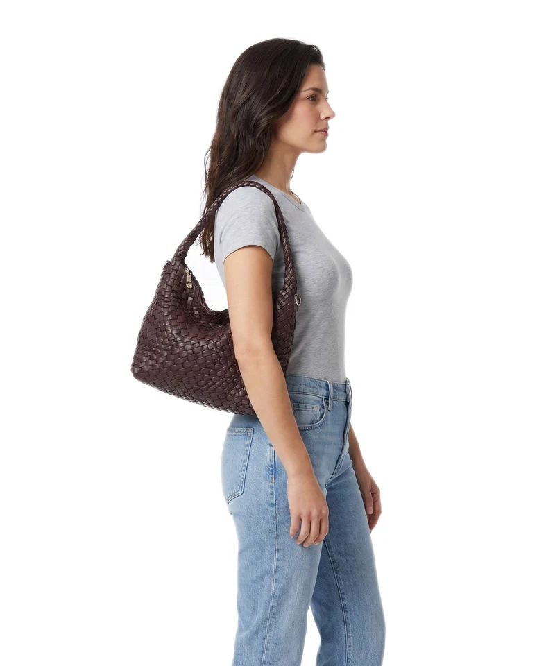 Dune London Deliberate M Sac seau burgundy
