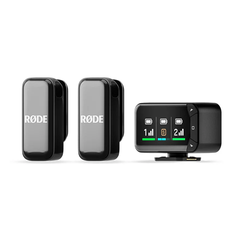 Microphone ultra-compact Wireless Micro avec module caméra/USB-C (Noir)