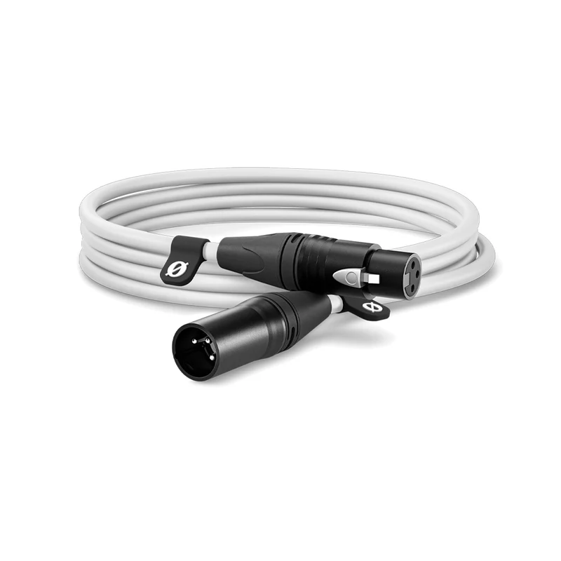 Câble XLR 3m/10 pieds (Blanc)