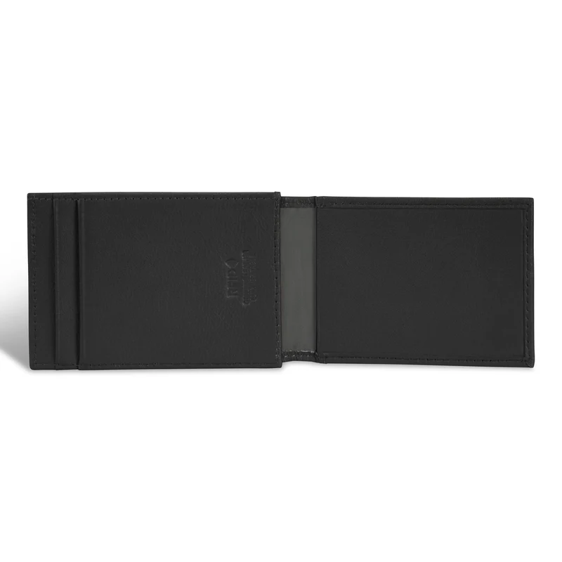 Onyx / Leather Mag Hybrid Card Holder *Drop Ship*