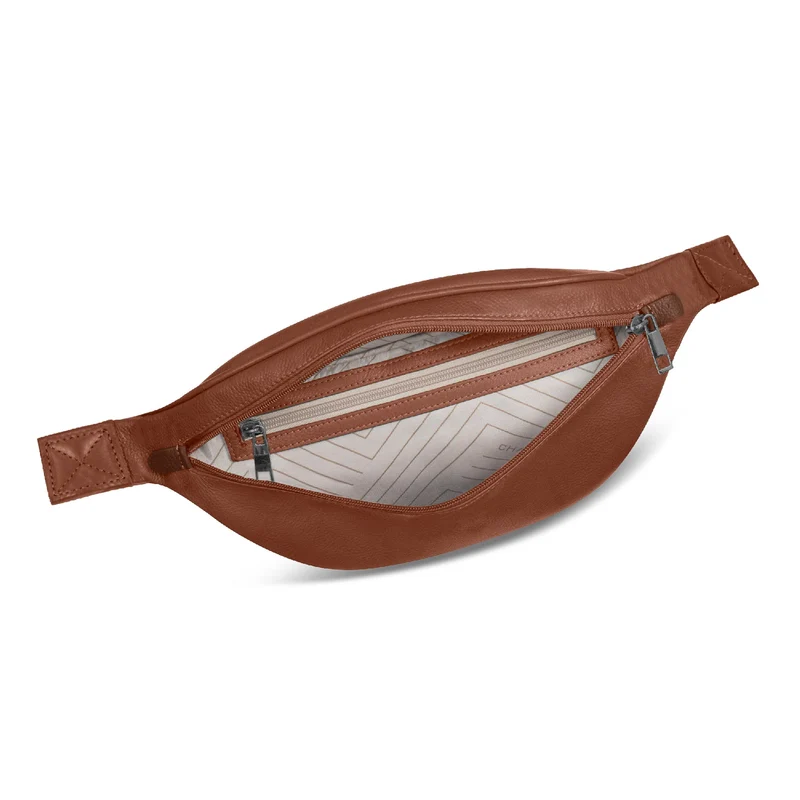 Onyx / Leather Waist-Pack *Drop Ship*