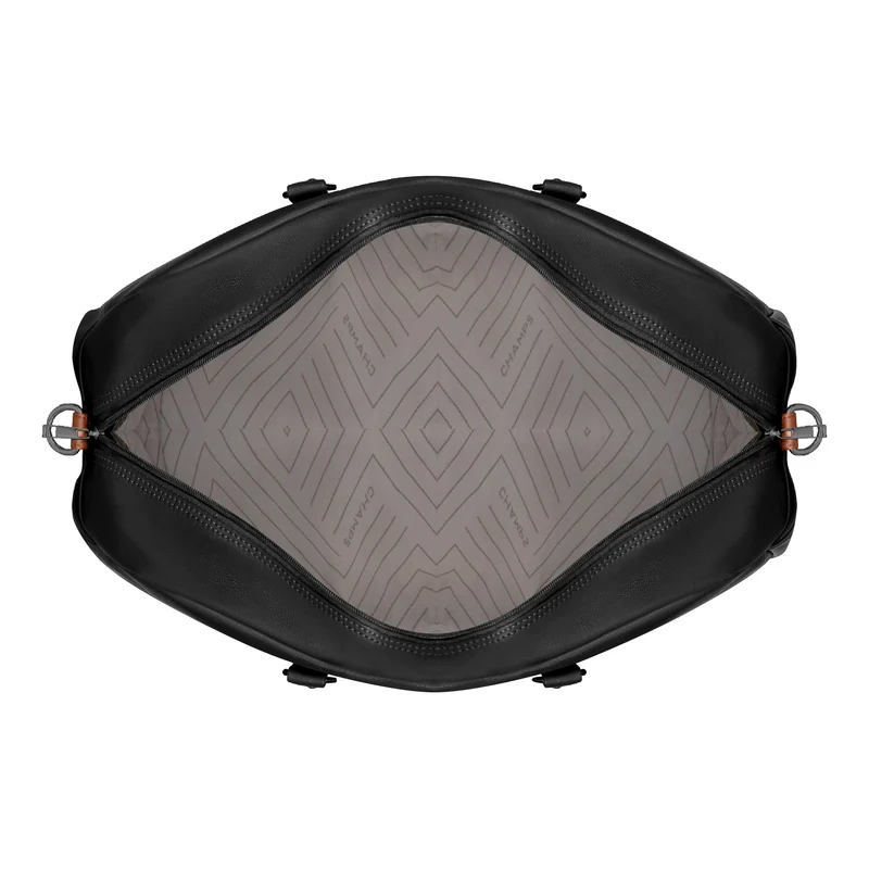 Onyx / Leather Duffle Bag *Drop Ship*