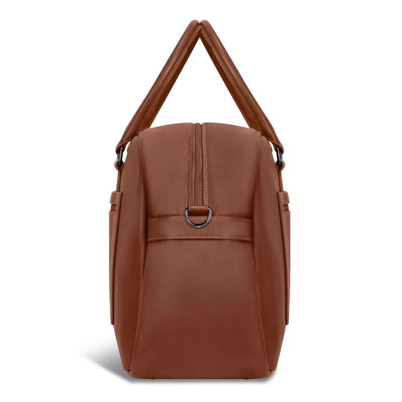 Onyx / Leather Duffle Bag *Drop Ship*