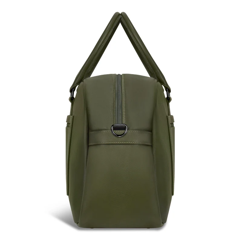 Onyx / Leather Duffle Bag *Drop Ship*