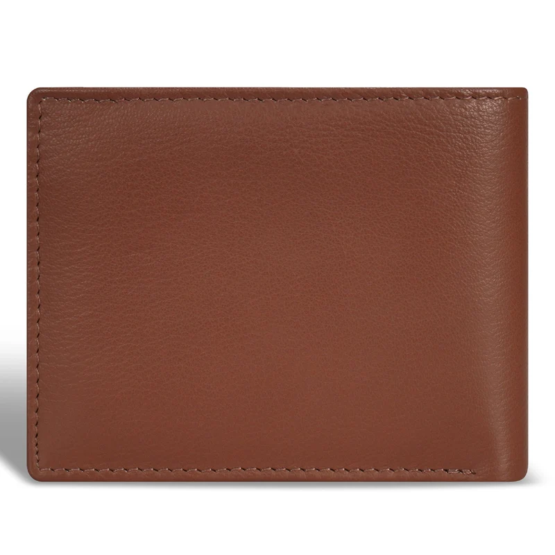 Onyx / Leather Zip Bi-Fold Wallet *Drop Ship*