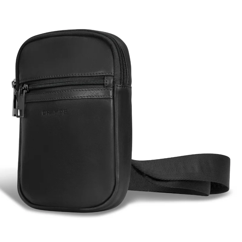 Onyx / Leather Holster Crossbody Bag *Drop Ship*