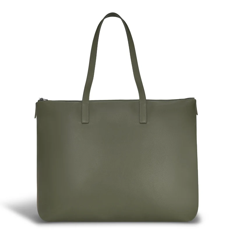 Onyx / Leather Business Tote *Drop Ship*
