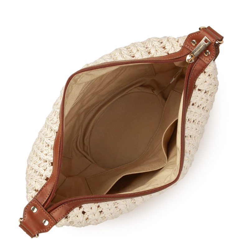 Grand sac seau - Tressé coton