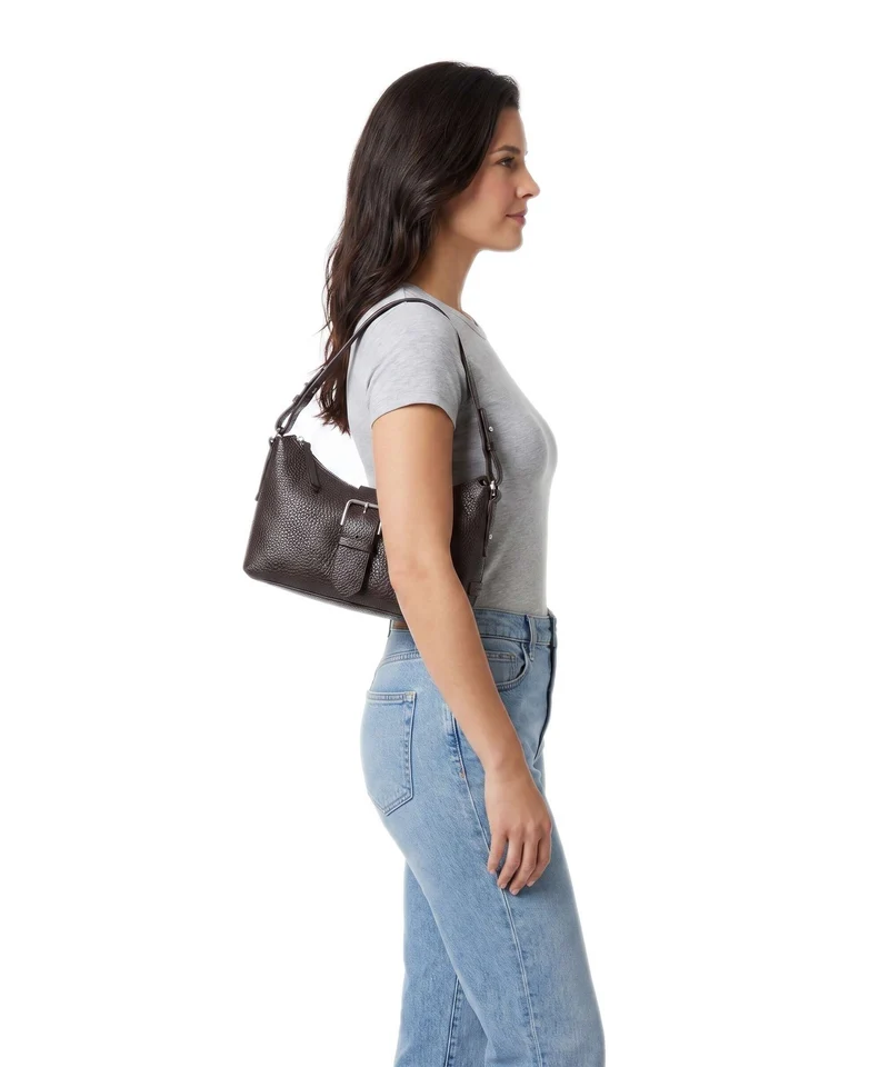 Marc O'Polo Binna M Sac porté épaule black cherry