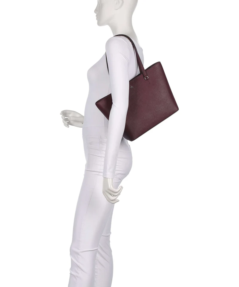 Lauren Ralph Lauren Karly Medium Cabas dark garnet