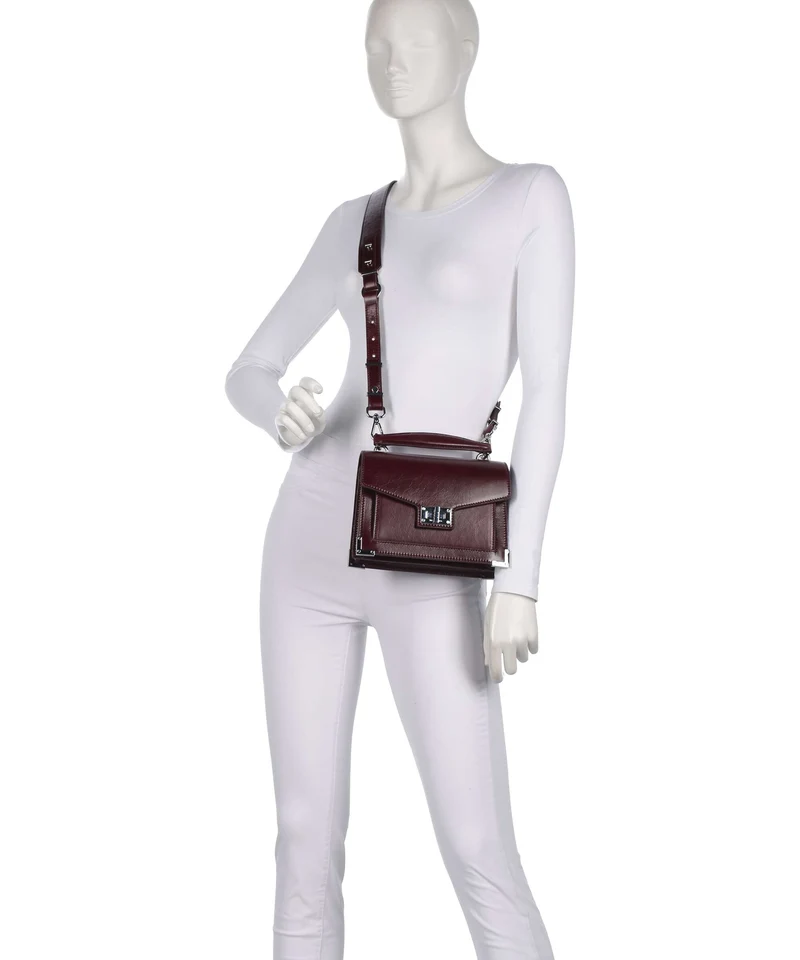 The Kooples Emily Small Sac bandoulière bordeaux
