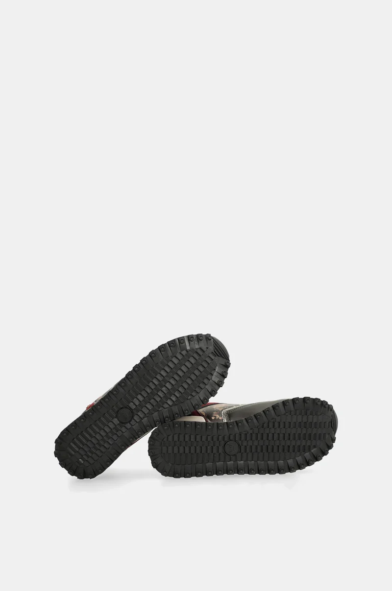 Baskets compensées gris foncé