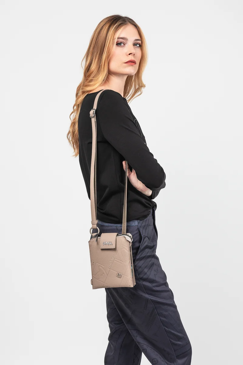 Sac bandoulière mini à rabat Evolution