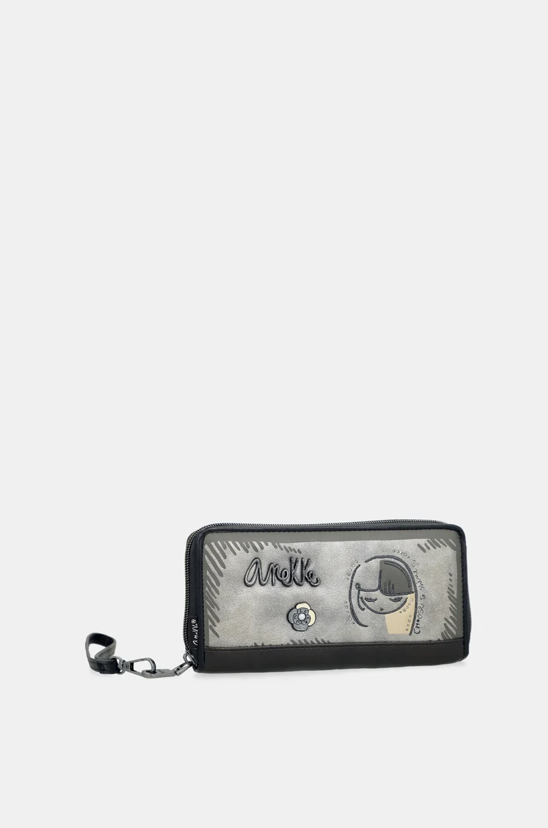 Portefeuille à motifs RFID grand Nature Koko