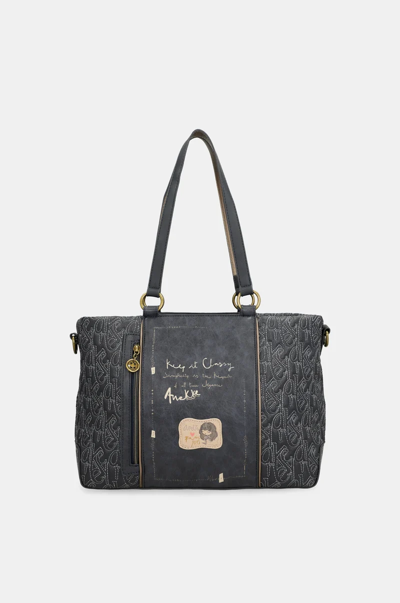 Sac à main avec anse et bandoulière Parisian