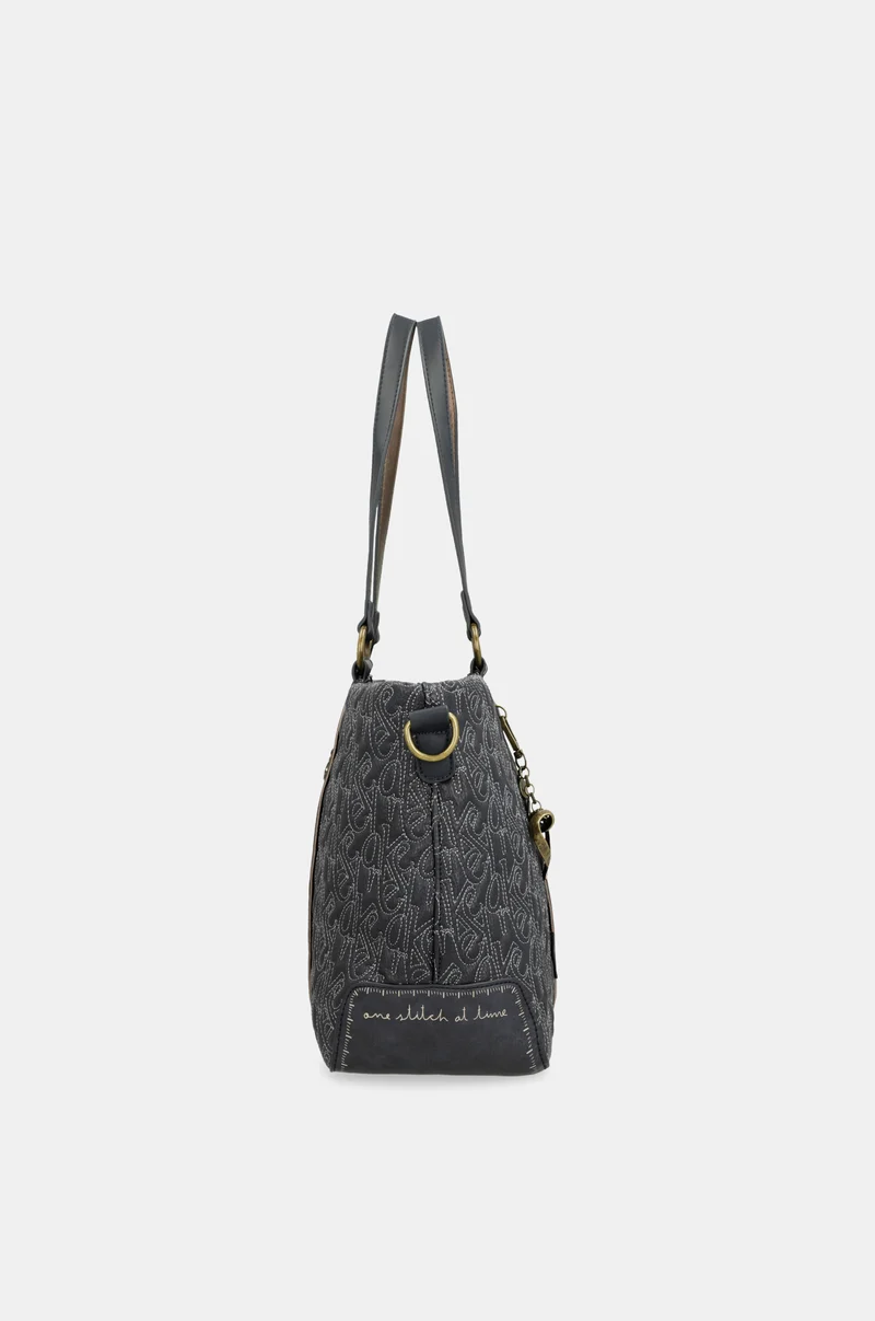 Sac à main avec anse et bandoulière Parisian