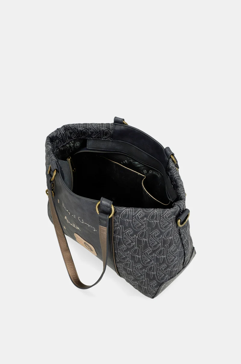 Sac à main avec anse et bandoulière Parisian