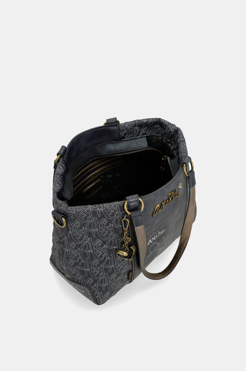Sac à main avec anse et bandoulière Parisian