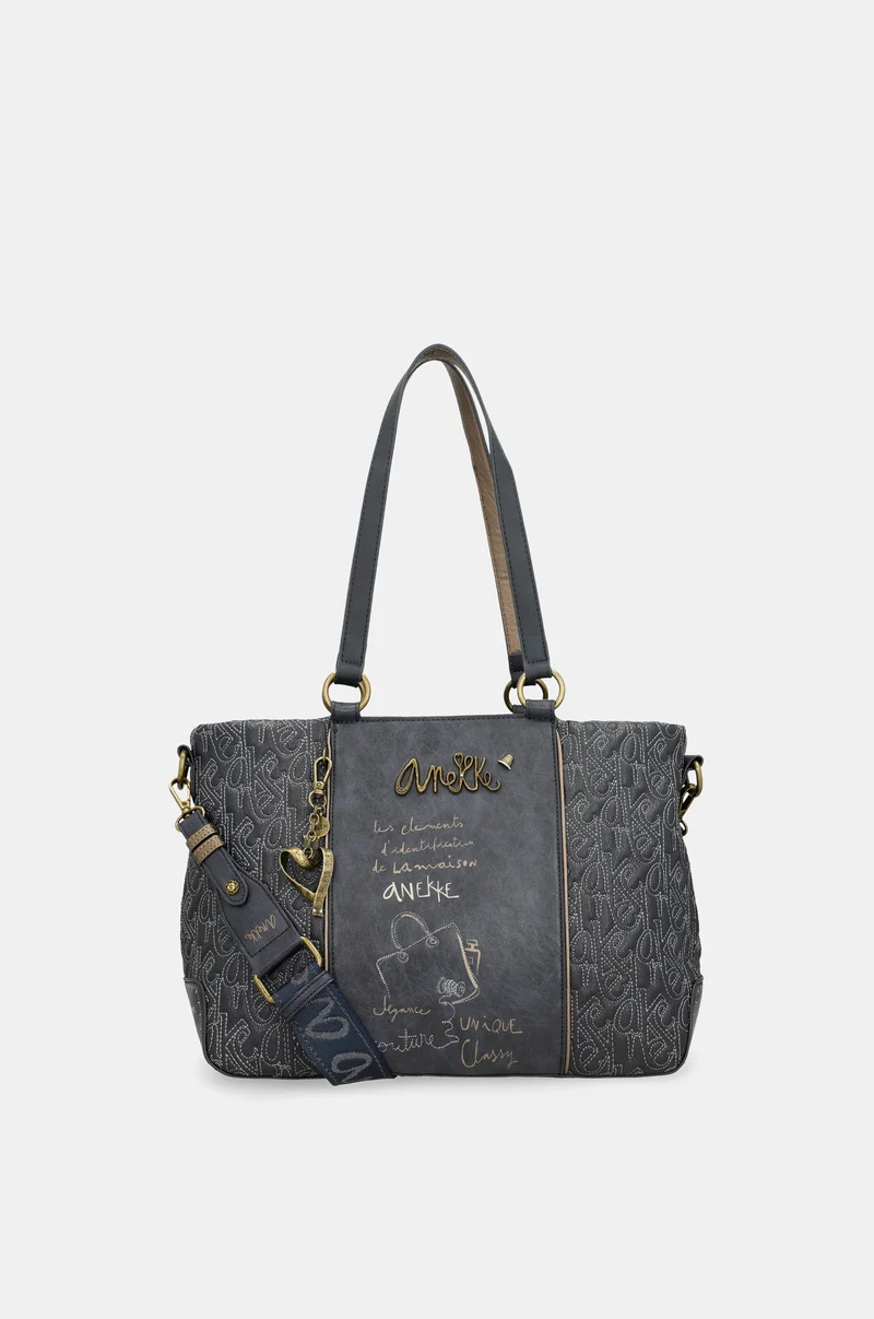 Sac à main avec anse et bandoulière Parisian