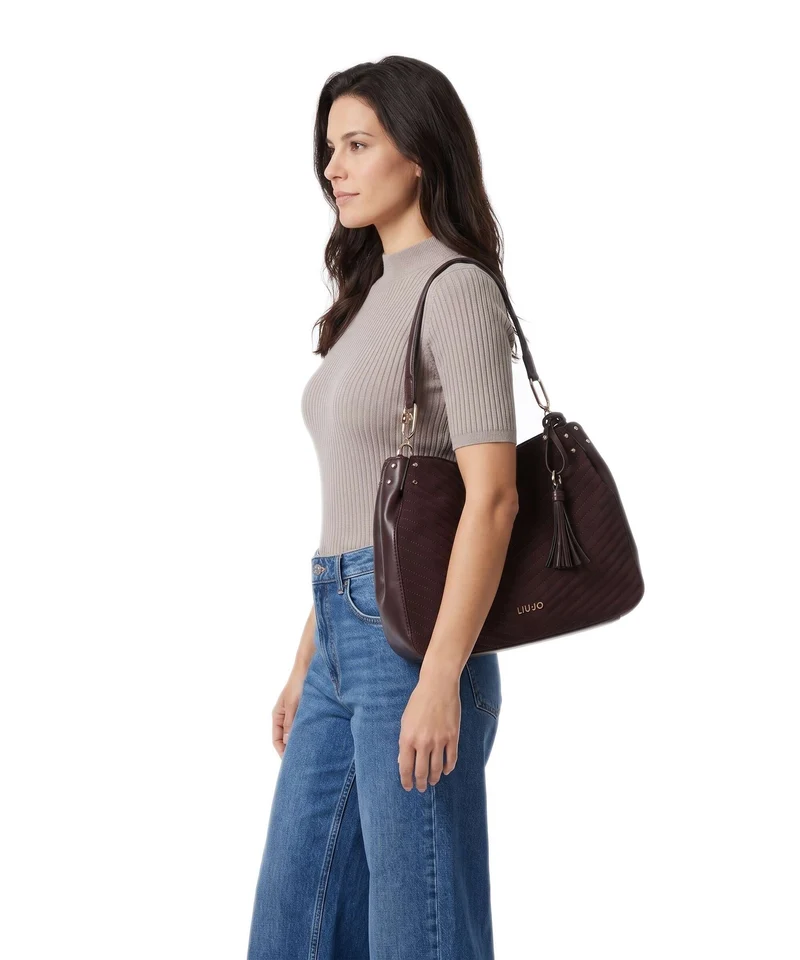 Liu Jo Cirry M Cabas red aubergine