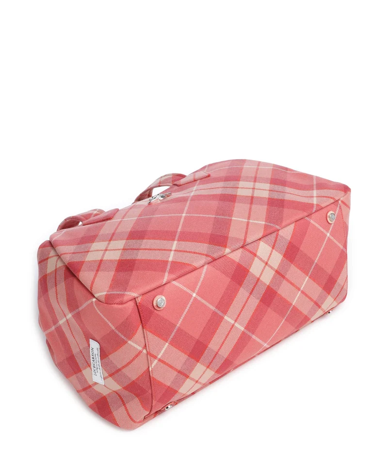 Vivienne Westwood Archive Wool Tartan Large Cabas fraser pink