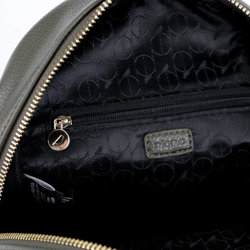 Riona Mia RFID Mini Backpack, Black