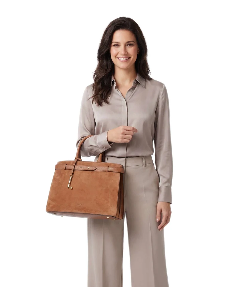 Lancel Faubourg M Sac à main camel