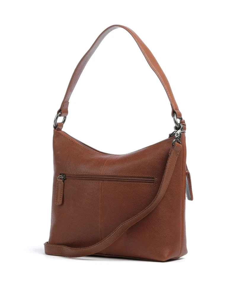 Burkely Eden Sac porté épaule cognac