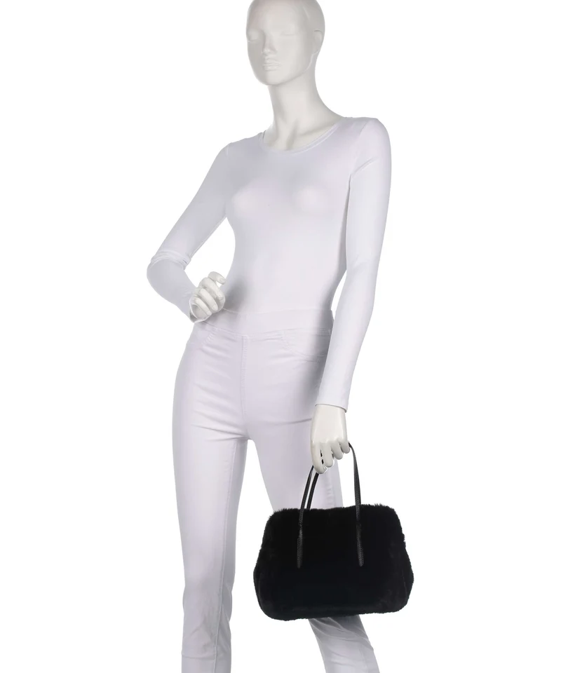 Abro Fur Noelle Sac à main black/nickel
