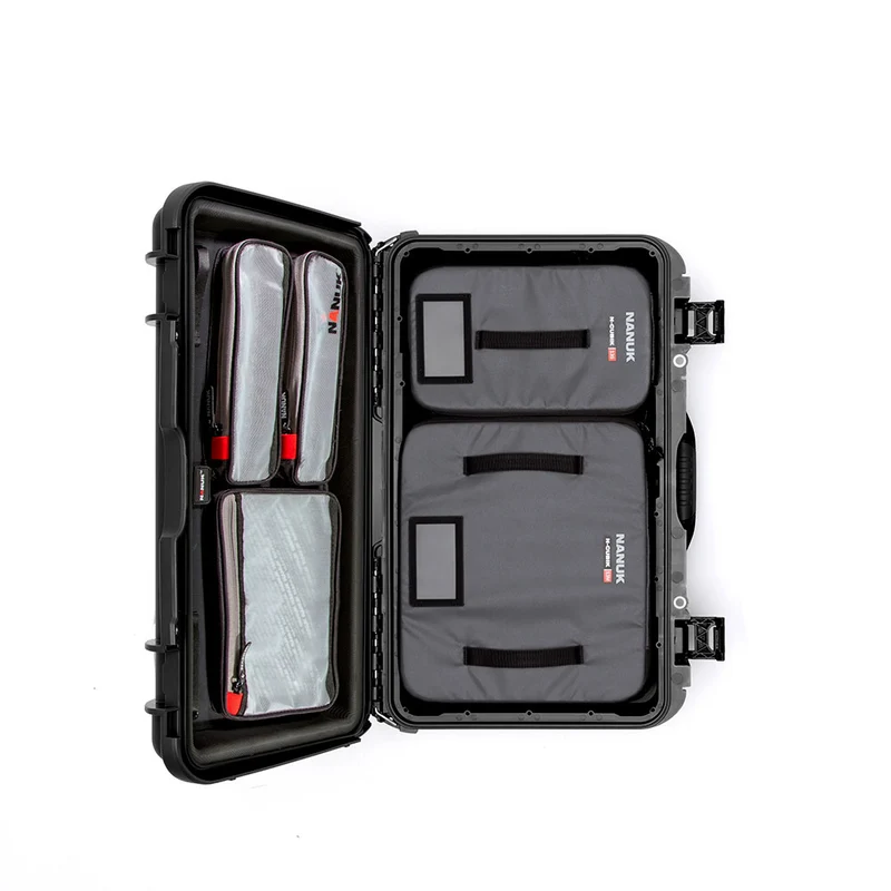 Valise Rigide Nanuk 935 avec Organisateur de couvercle et Cubik 13M/13S (Noir)