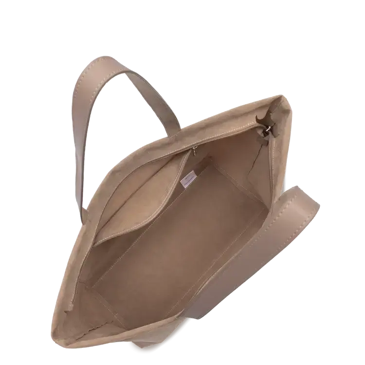 Grand sac cabas épaule Lancaster "Suédine KBA" 518-063