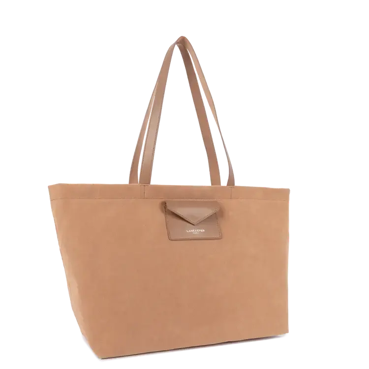 Grand sac cabas épaule Lancaster "Suédine KBA" 518-063