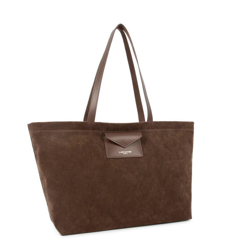 Grand sac cabas épaule Lancaster "Suédine KBA" 518-063