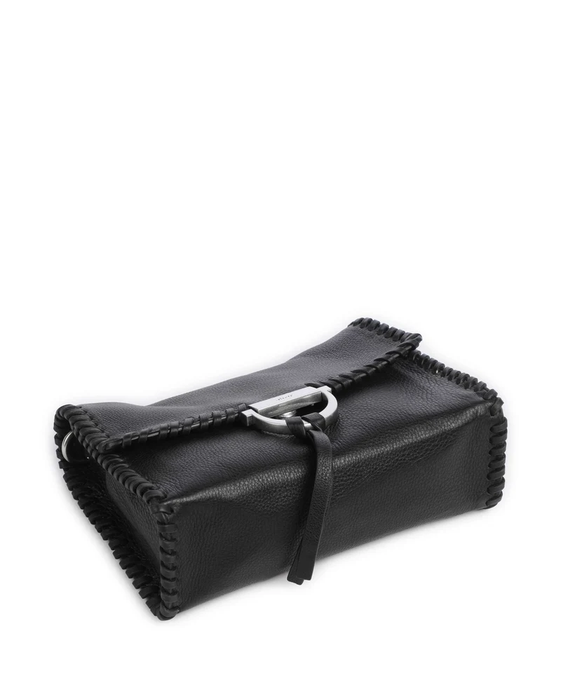 Abro Dalia Temi Stitch Sac porté épaule black/nickel