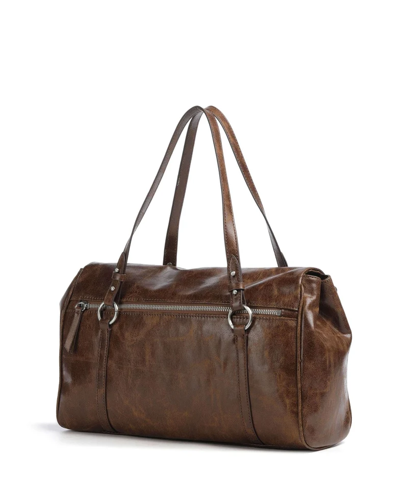 DKNY Skye Medium Sac porté épaule walnut