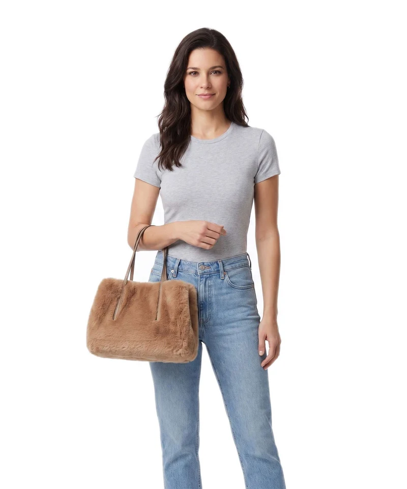 Abro Fur Noelle Sac à main cappuccino
