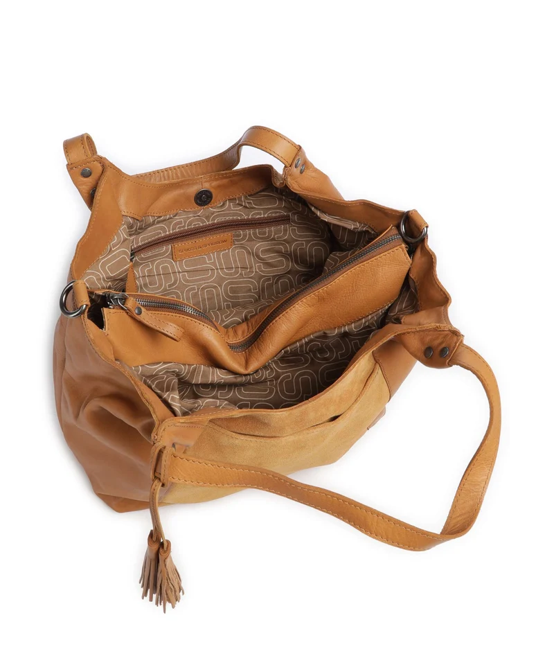Spikes & Sparrow Suede Mix Ryana Cabas tan