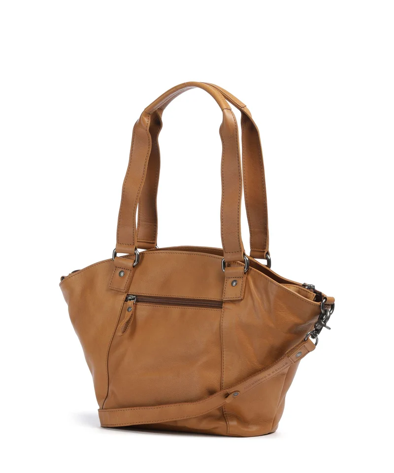Spikes & Sparrow Woven Patty Cabas tan